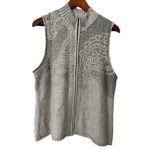 Coldwater Creek Wool Blend‎ Zip Front Sleeveless Vest Size 1X